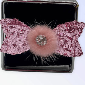 Glamoratzzi Pom Pom Hair Barrettes