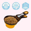 "Feed Me Human" Orange Dog Food Scooper
