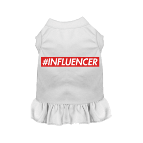 #INFLUENCER (Color: White, size: medium)