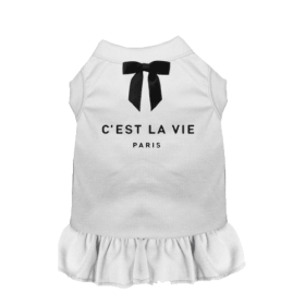 C' EST LA VIE (Color: White, size: small)