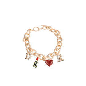 Diorable Lipstick Charm Collar (size: 18")