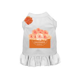Hairmes Roses- Dog Dress (size: XL)