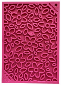 Flower Power Design eMat Enrichment Lick Mat (Color: Pink, size: large)