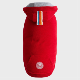 GF Pet Elasto-Fit Urban Dog Hoodie (Color: Red, size: xs)